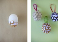 steps_2 Pinecones get a new look with this simple craft that combines nature's best with a soft feel.