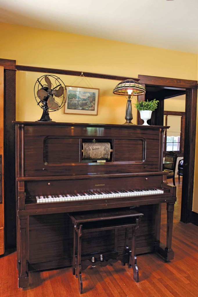 circa 1912 Mahogany player piano