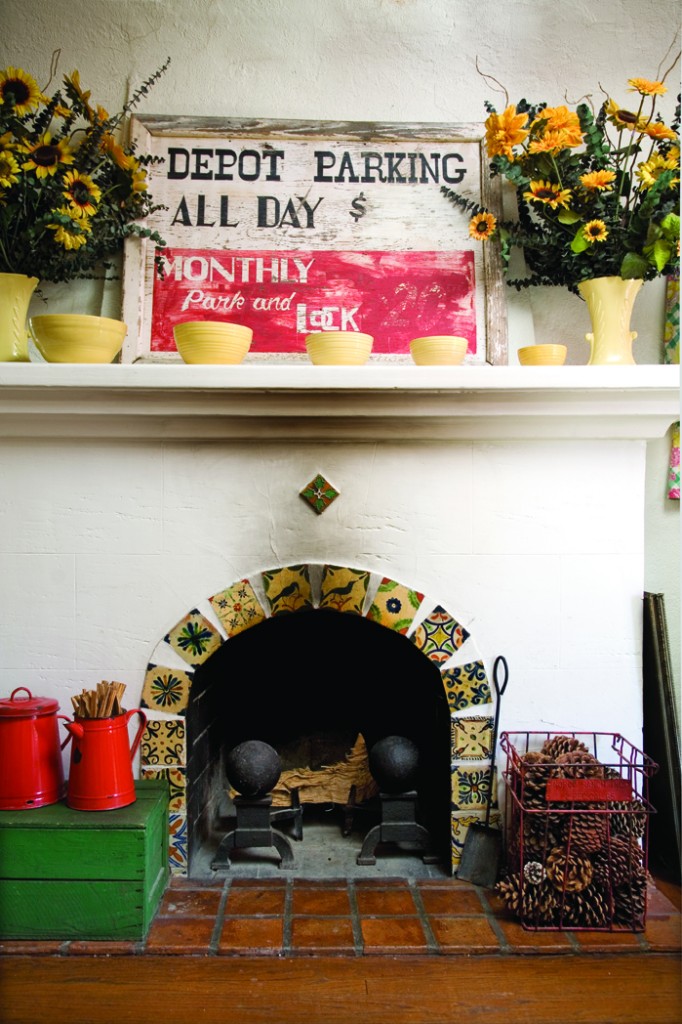1930s line the fireplace 1930s line the fireplace