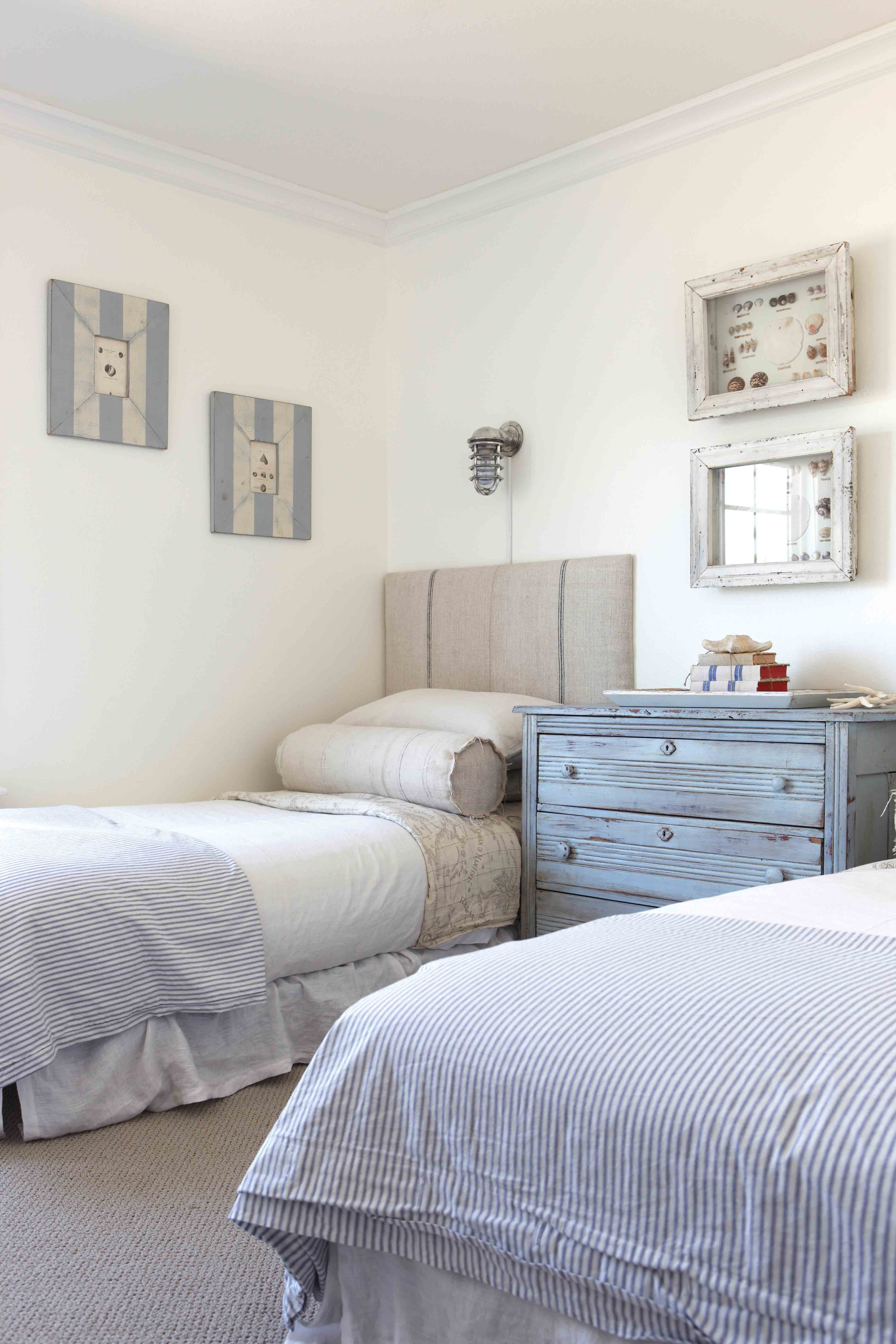 Twin beds - Cottage style decorating, renovating and entertaining Ideas