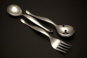 stainless steel flatware