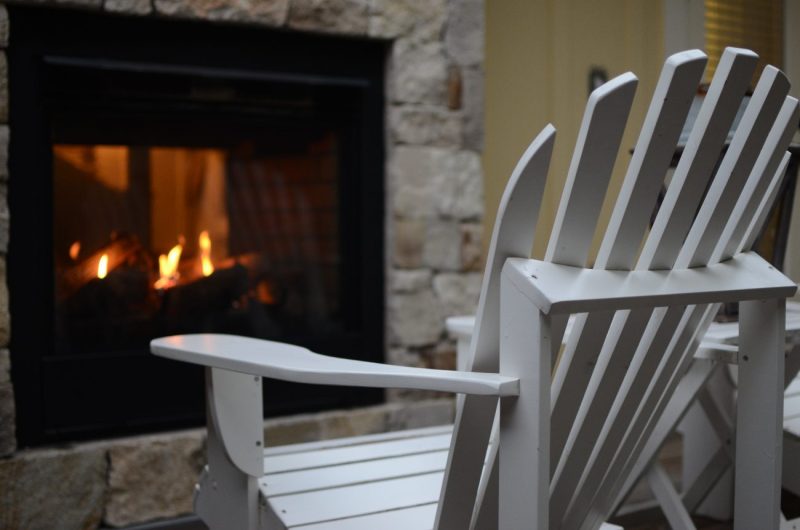 Farmhouse Inn Exterior Fireplace