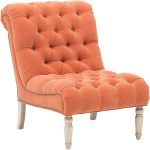 5. Caitlin Armless Chair, Vineyard Pumpkin 1