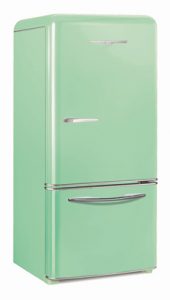 Northstar mint green fridge