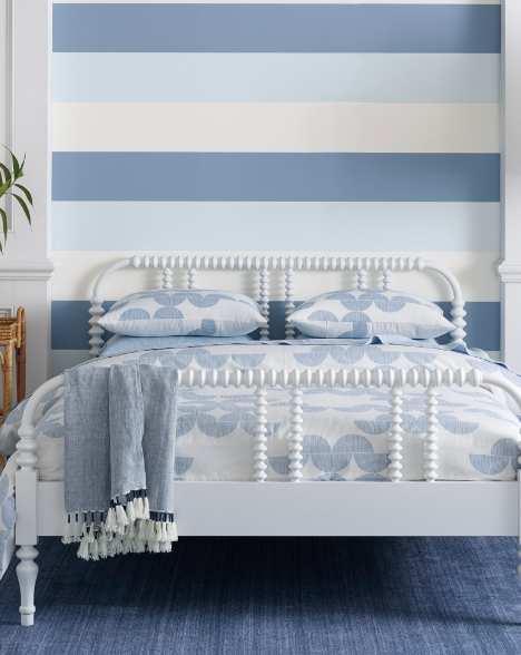 Coastal Striped Wallpaper