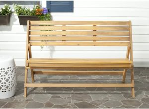 folding bench for outdoor bbq