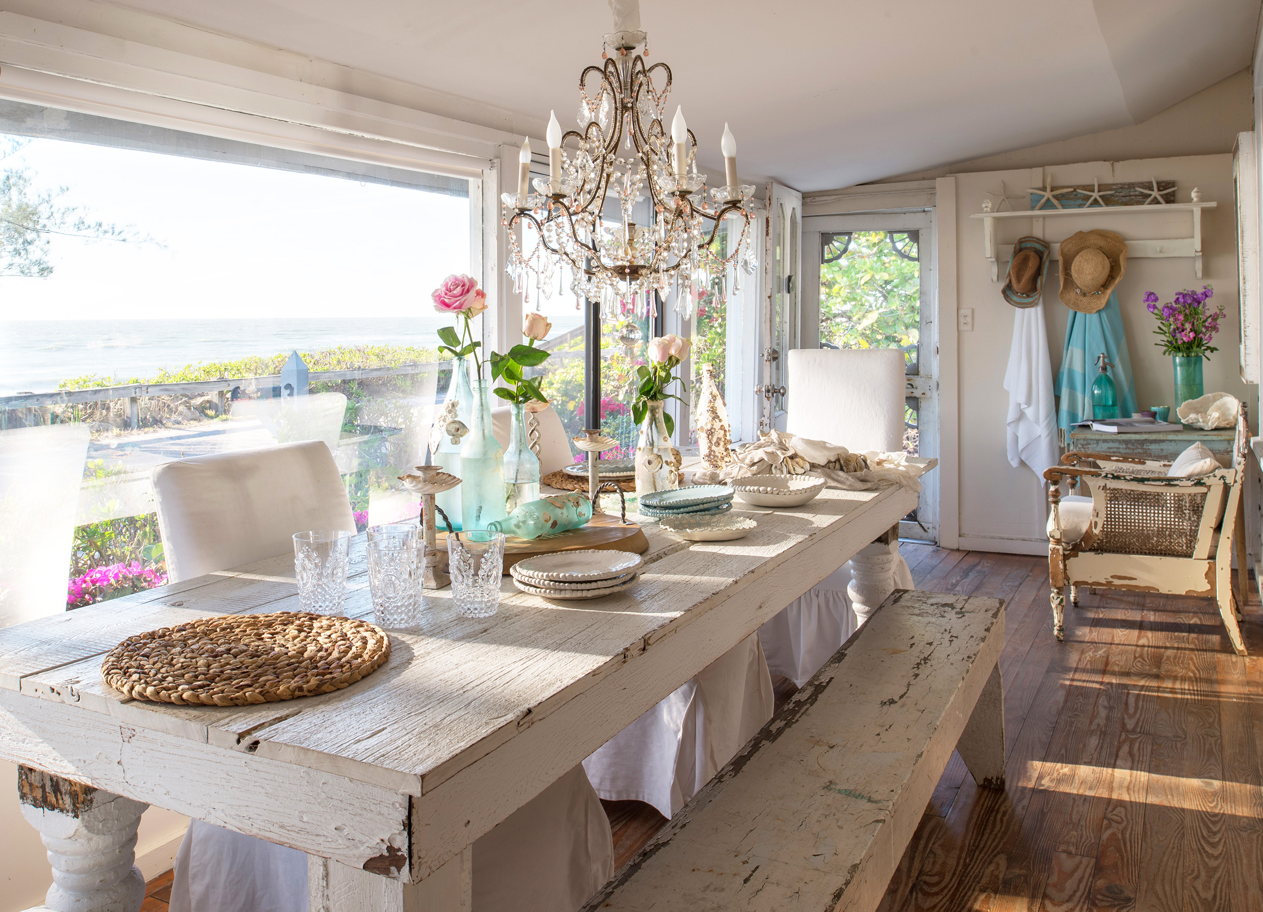 Casey Key Cottage dining room