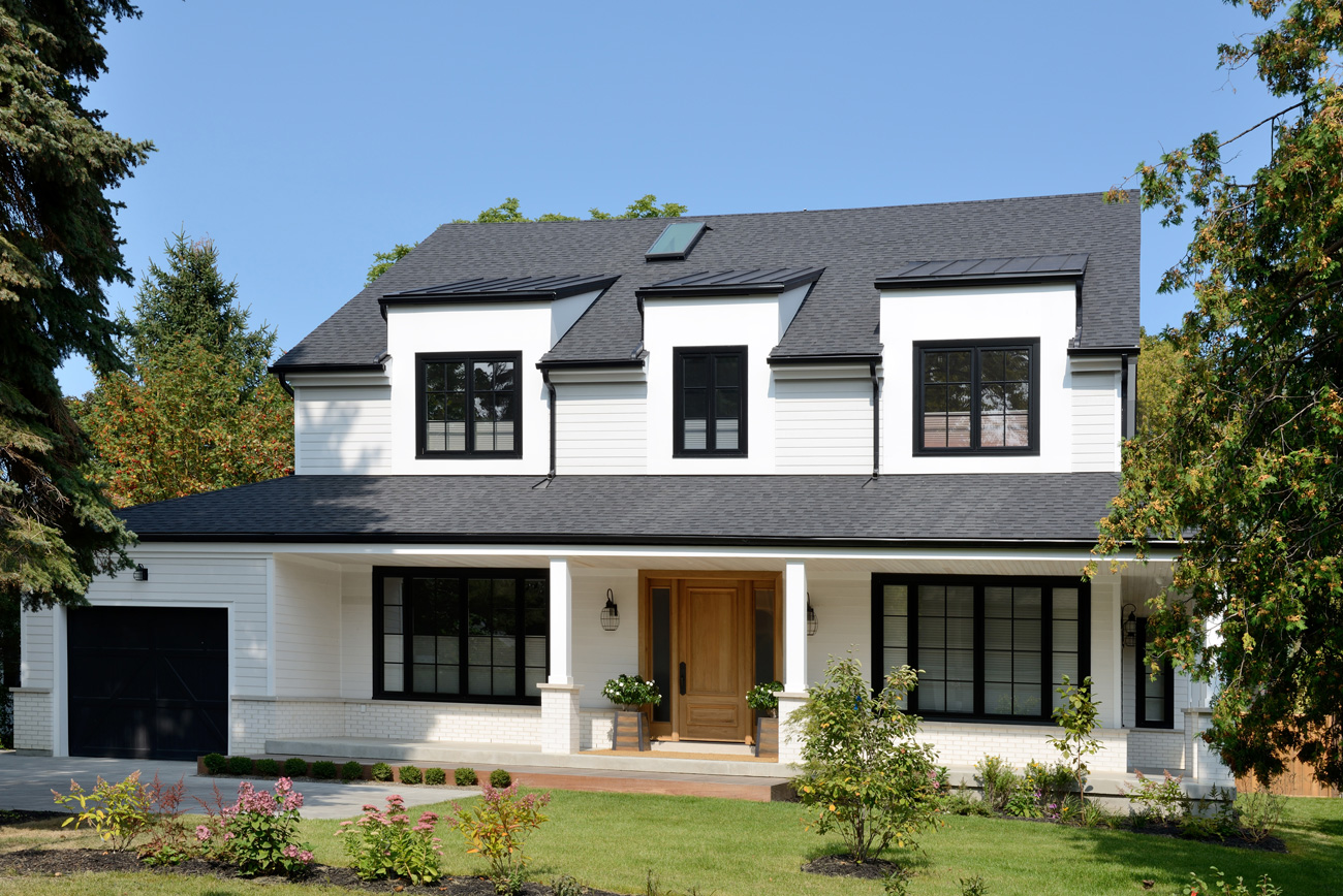 Modern farmhouse exterior