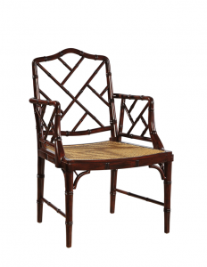 Chinese Chippendale cane armchair, $429. Visit charlotteandivy.com.