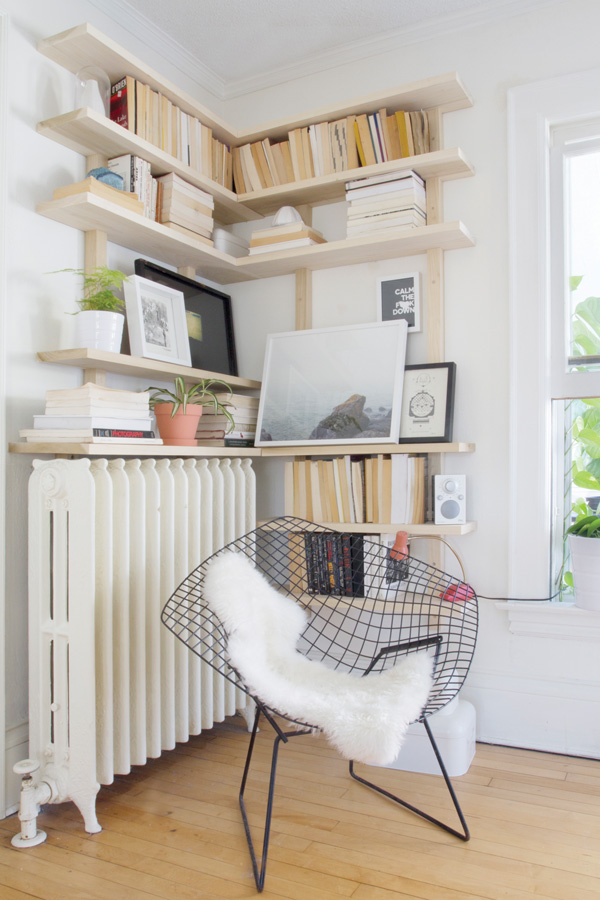 The small bedroom in this cottage was the perfect place for Alison to showcase her love of Scandinavian design and minimal style.