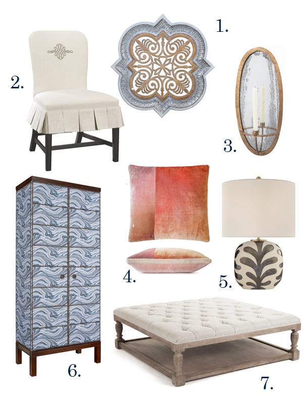 Home décor items for fall from Painted Fox Home, Hooker Furniture, Quatrine, Kevin O'Brien Studio, Circa Lighting and Houzz.