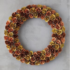 Iron Rosebud Wreath, $118 // Terrain