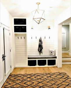farmhouse mudroom