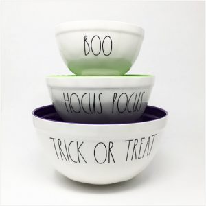 Rae Dunn halloween bowls