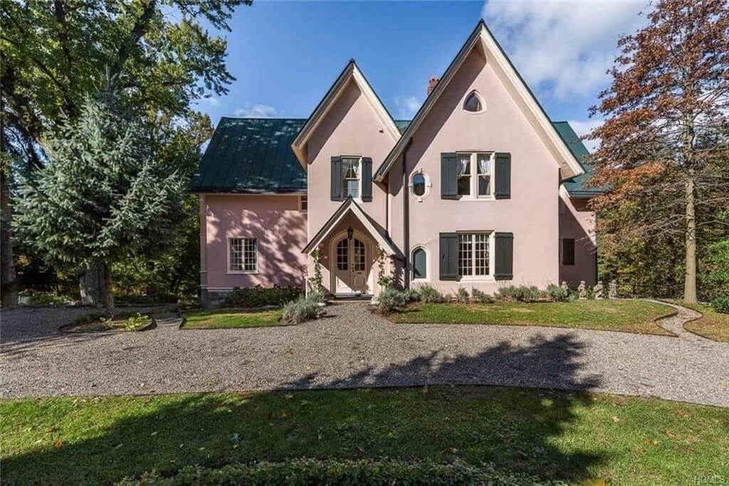 pink victorian cottage