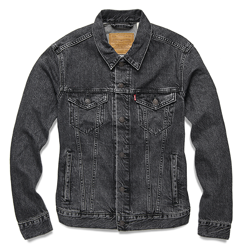 Distressed denim that’s always in fashion, Levi’s 1967 iconic jacket will be sure to last and keep him looking sharp. Trucker jacket – Fegin.