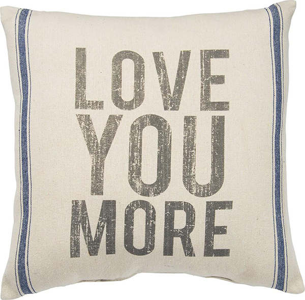 flea market style love pillow