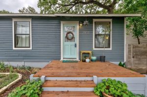 blue ranch cottage