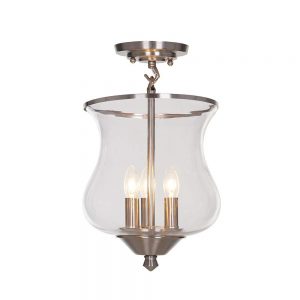 Ravenna Home brushed nickel lighting pendant