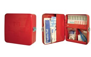 vintage retro first aid tin