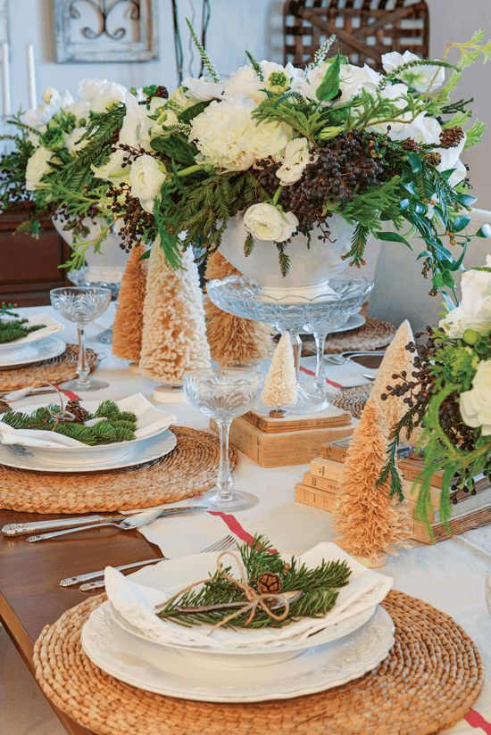 christmas tablescape