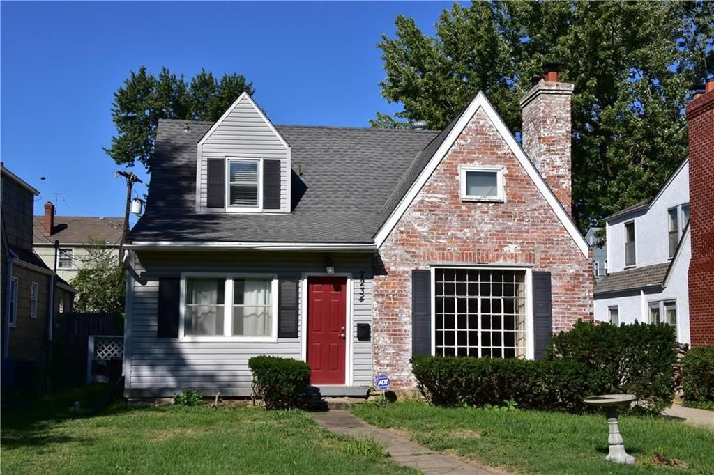 Cool brick tudor-style cottage in Kansas City.