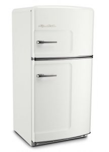 Big Chill original refrigerator, shown here in white. 