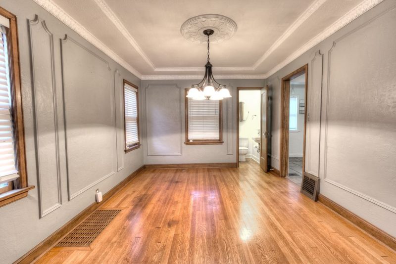 wood floors in a kansas city tudor cottage