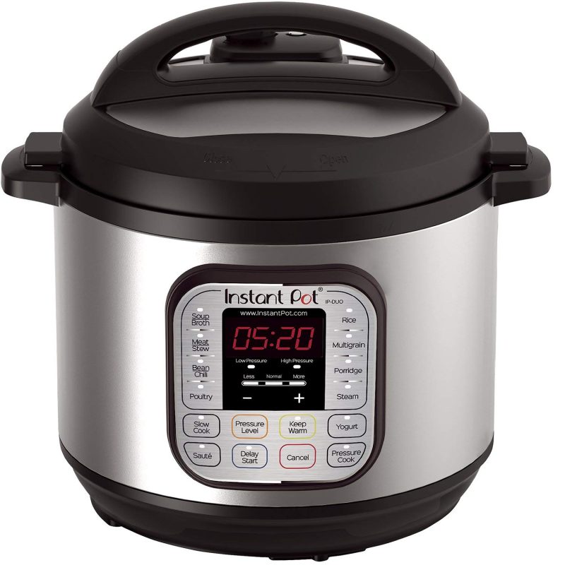 Instant Pot DUO80 8 Qt 7-in-1 Multi- Use Programmable Pressure Cooker, Slow Cooker, Rice Cooker, Steamer, Sauté, Yogurt Maker and Warmer