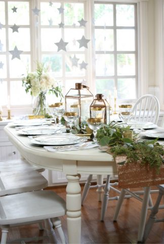 A Timeless Table For New Year’s Eve - Cottage style de