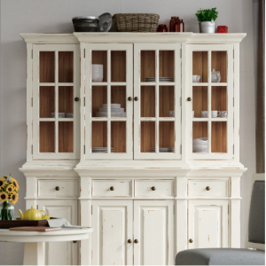 white cottage hutch