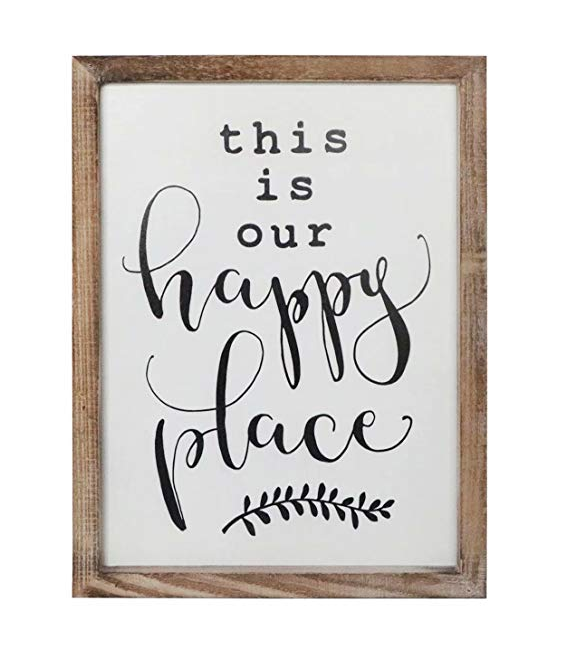 this is our happy place wall art