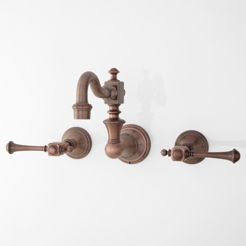 Vintage farmhouse style wall mount faucet