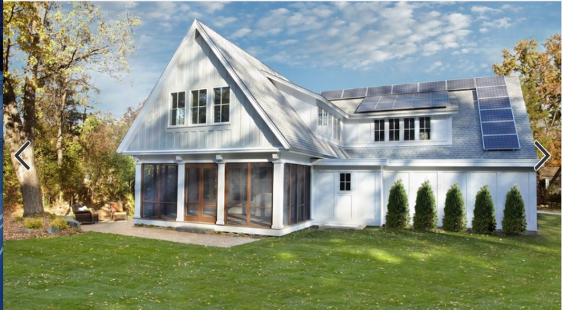 traditional cottage with green building techniques