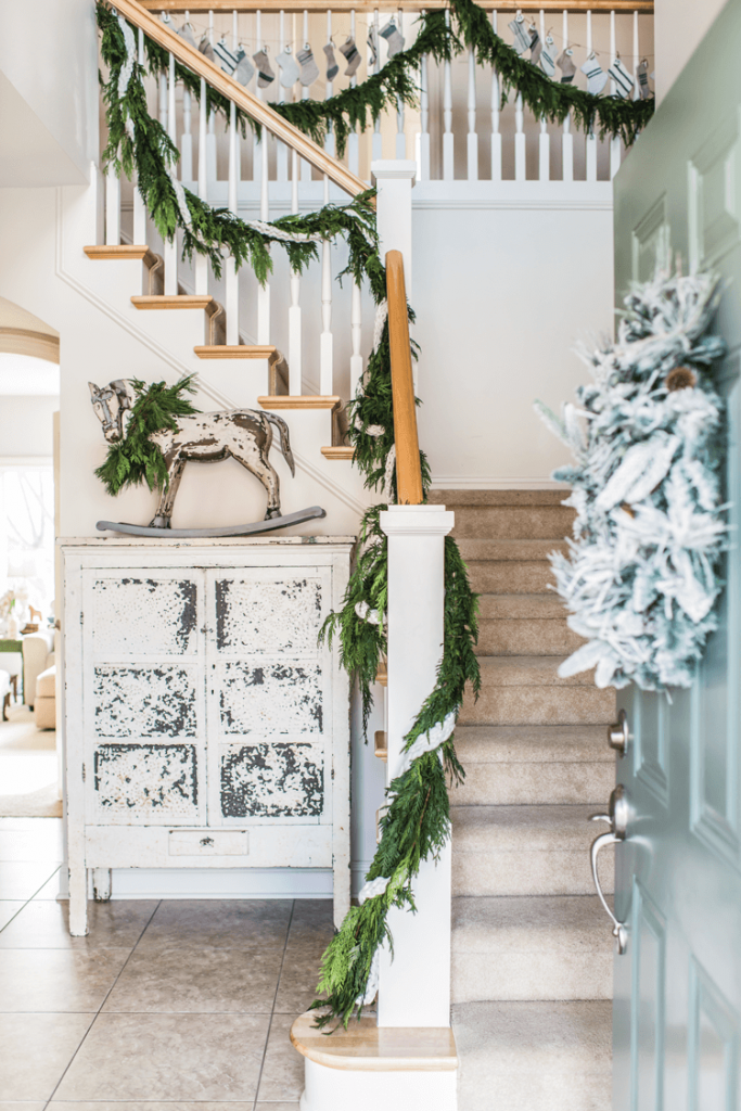 How Decorate with Fresh Greenery - Cottage style decorating,