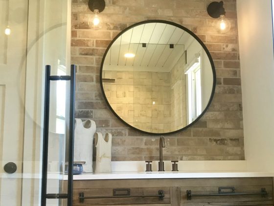 Remodeled bathroom in a 1920s bungalow