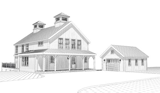 Introducing the 2019 Project House! A dream-home collaboration with American Farmhouse Style magazine and Yankee barn Homes.
