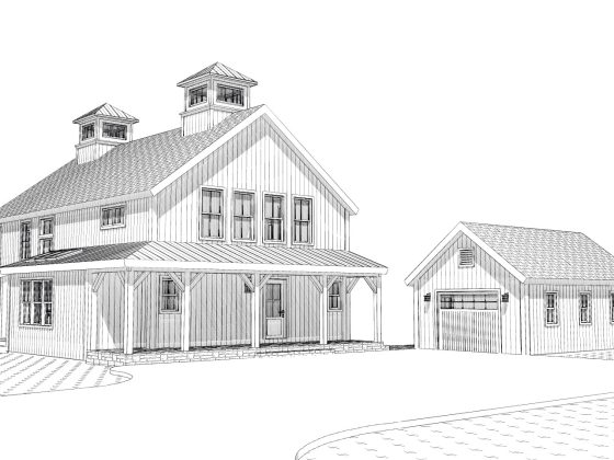 Introducing the 2019 Project House! A dream-home collaboration with American Farmhouse Style magazine and Yankee barn Homes.