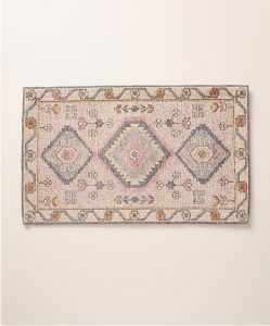 small turkish style bath rug