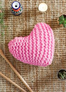 "Happy Cushion" Knitting Kit, $55 //We Are Knitters