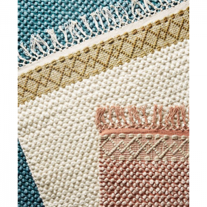 layered area rugs