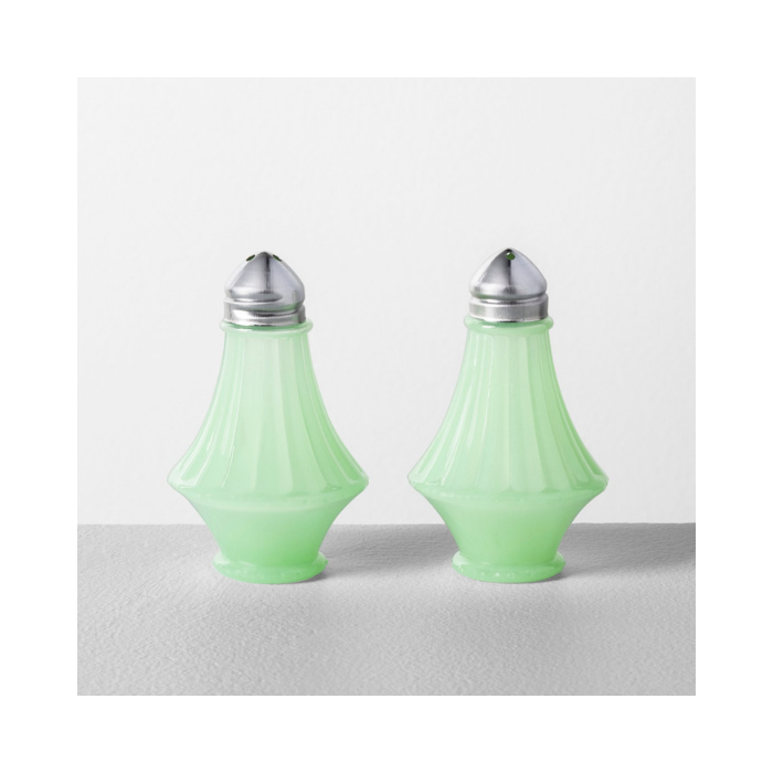 Hearth & Hand Jadite milk glass salt and pepper shakers