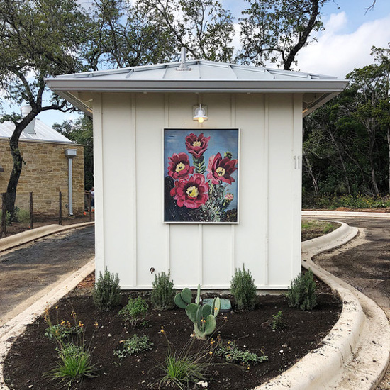 drive-thru coffee stand exterior