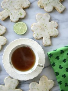 st. patrick's day shamrock cookie