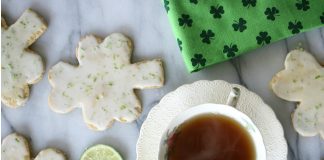 Easy to make Shamrock Shortbread Cookies for St. Patrick’s Day