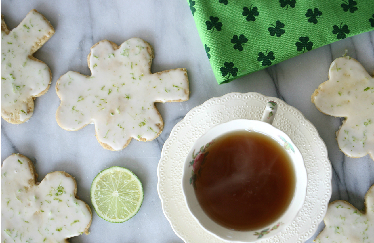 Easy to make Shamrock Shortbread Cookies for St. Patrick’s Day