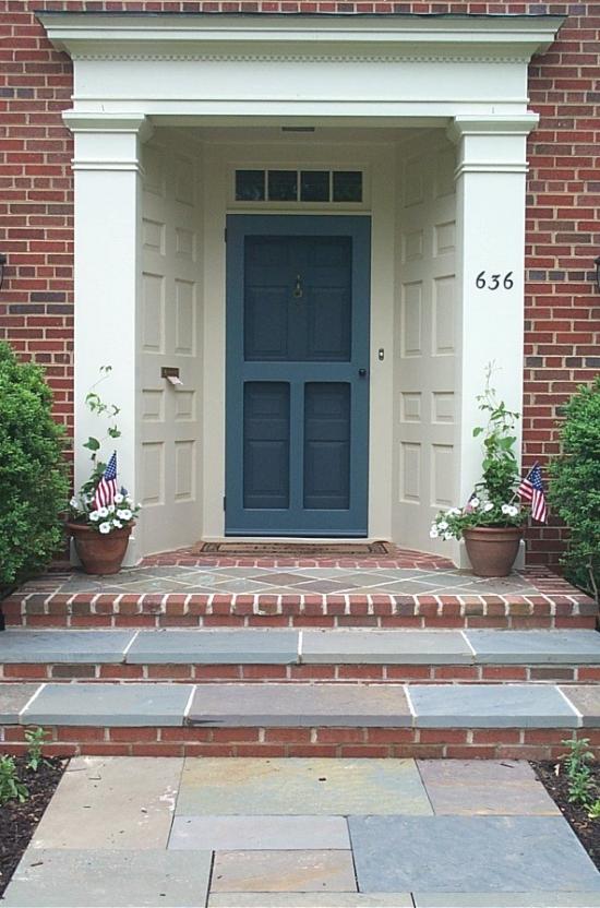 the Old Fashion's T-shape provides a great view of the outdoors // vintage doors