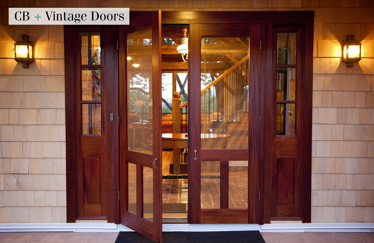 The Sound Of Summer With Vintage Doors, Vintage Wooden Screen Doors