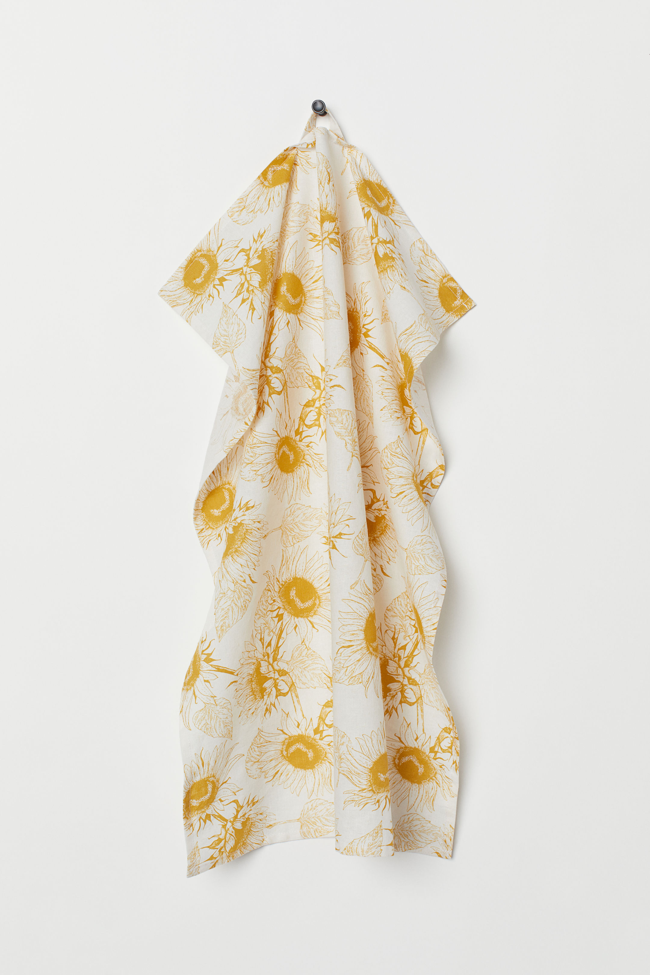 sunflower tea towel