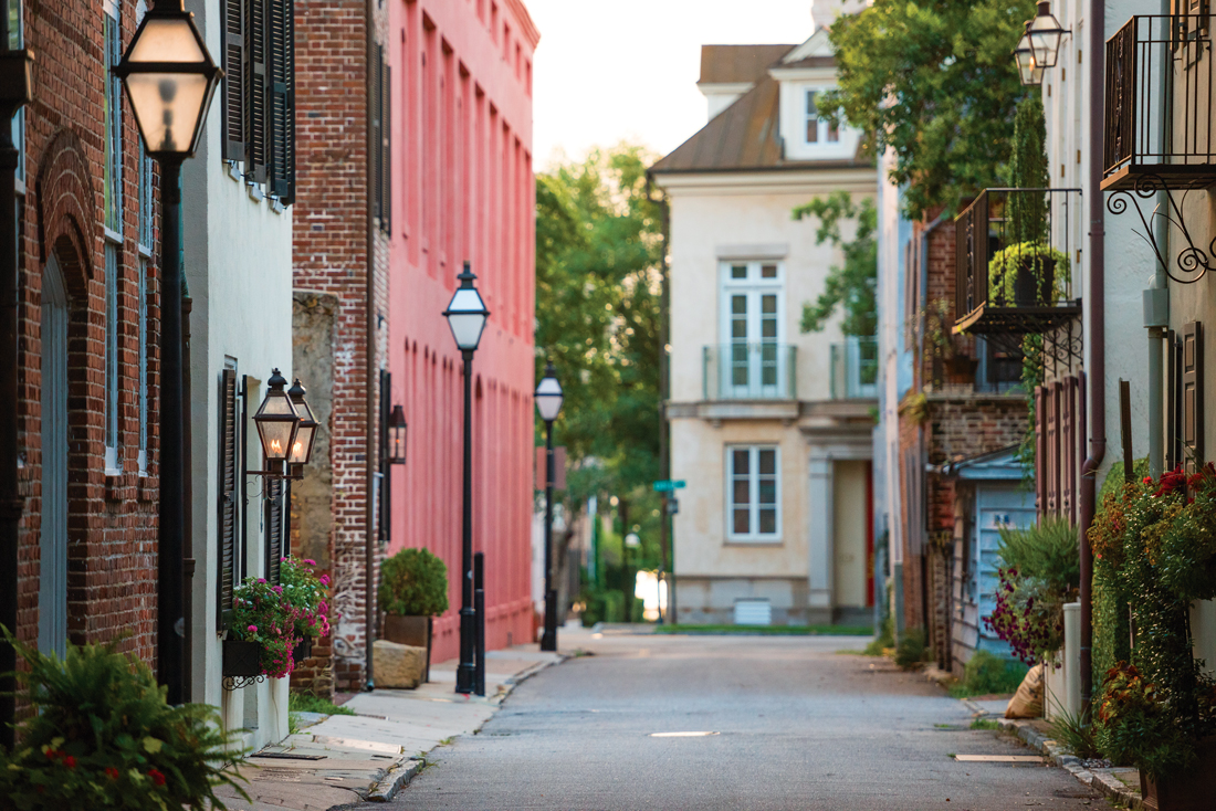 The streets of Charleston, South Carolina. 